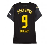Borussia Dortmund Serhou Guirassy #9 Koszulka Wyjazdowa damskie 2024-25 Krótki Rękaw
